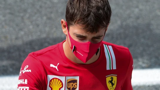 Charles Leclerc, cabizbajo Charles Leclerc, cabizbajo