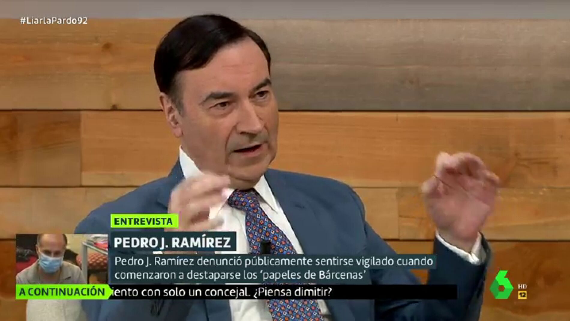 Pedro J. Ram&iacute;rez, en Liarla Pardo: &ldquo;La 'operaci&oacute;n Kitchen' es el Watergate de Mariano Rajoy&rdquo;