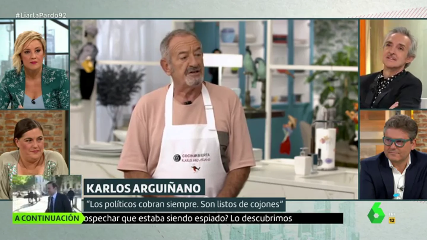 Karlos Arguiñano en Liarla Pardo Karlos Arguiñano en Liarla Pardo