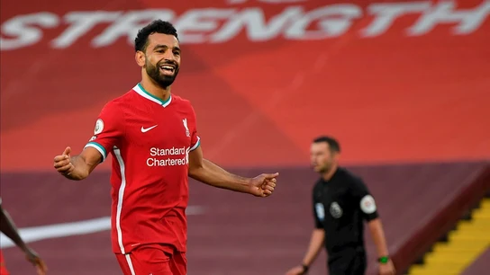 Mohamed Salah, con el Liverpool Mohamed Salah, con el Liverpool