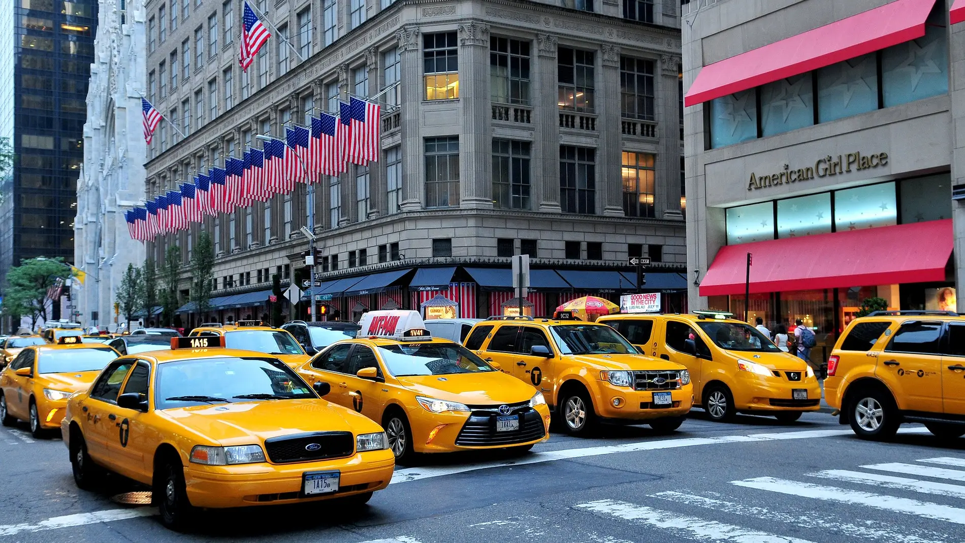 Taxis en Manhattan