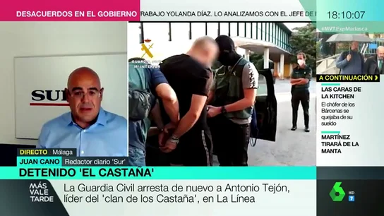 Detenido el líder del clan de narcotráfico 'Los Castaña' en La Línea Detenido el líder del clan de narcotráfico 'Los Castaña' en La Línea