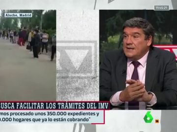Escrivá responde a Iglesias tras pedirle que "corra" con el IMV: "Hemos procesado 350.000 expedientes, es algo extraordinario"