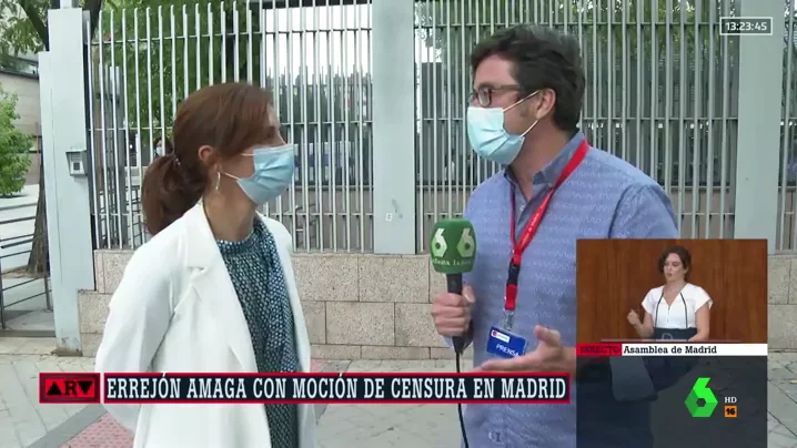 Mónica García (Más Madrid), sobre liderar una moción de censura: "Hemos convocado a todos los grupos para desalojar a Ayuso" Mónica García (Más Madrid), sobre liderar una moción de censura: "Hemos convocado a todos los grupos para desalojar a Ayuso"