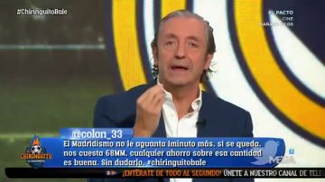 Josep Pedrerol estalla con los "caprichos" de Zinedine Zidane: Bale, James...