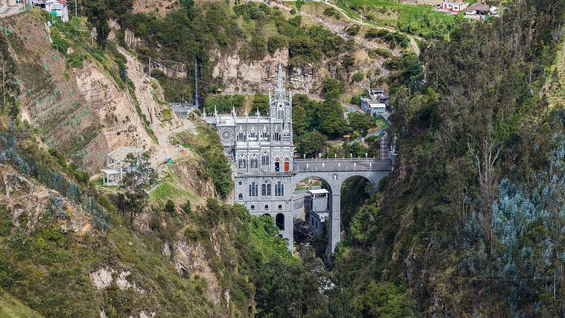 El Santuario de las Lajas, en Colombia, es una de las obras arquitectónicas  más bellas del mundo