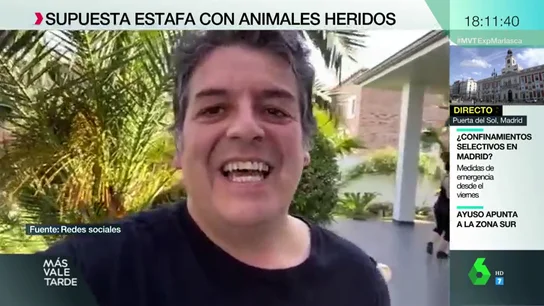 Detenido por estafar 700.000 euros en donativos para curar animales Detenido por estafar 700.000 euros en donativos para curar animales