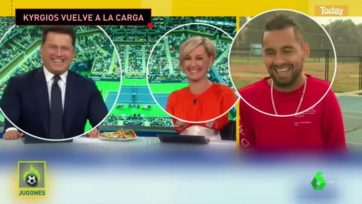 Nick Kyrgios se mofa de Pablo Carreño en un programa de televisión: "No es Picasso"