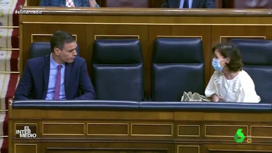 Vídeo manipulado - El rapapolvo de Calvo a Sánchez Vídeo manipulado - El rapapolvo de Calvo a Sánchez