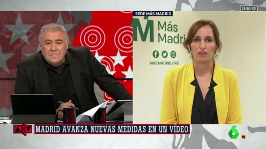M&oacute;nica Garc&iacute;a (M&aacute;s Madrid), sobre el anuncio de medidas: "No hay nadie al volante y no se puede gestionar a golpe de ocurrencia"