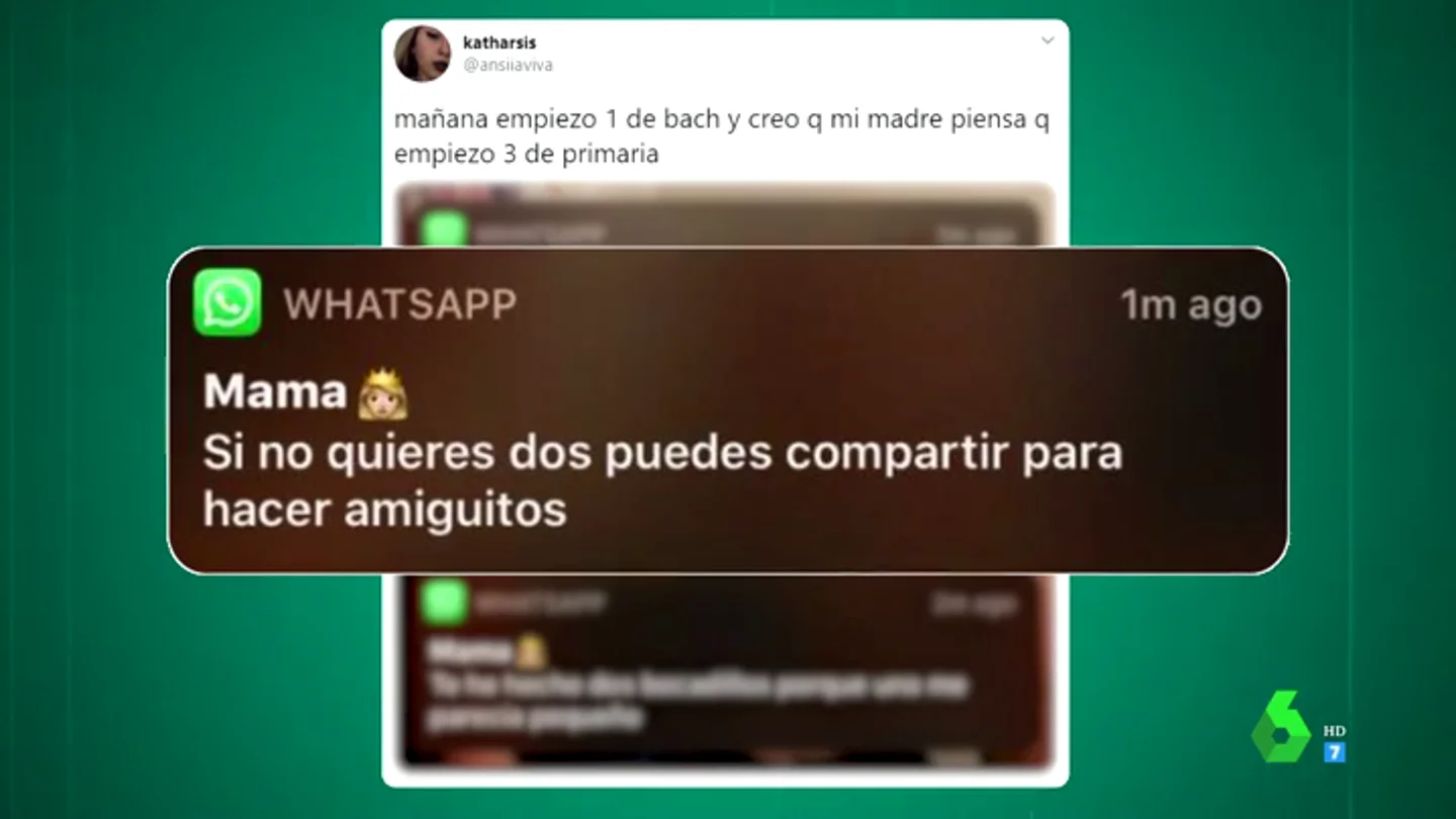 El whatsapp viral de un madre a su hija por su primer día en 1º de bachiller El whatsapp viral de un madre a su hija por su primer día en 1º de bachiller