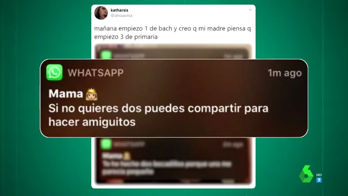 El whatsapp viral de un madre a su hija por su primer día en 1º de bachiller