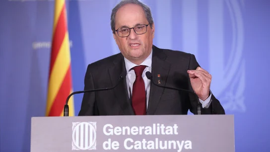 Quim Torra, a la delegació del Govern a Madrid Quim Torra, a la delegació del Govern a Madrid