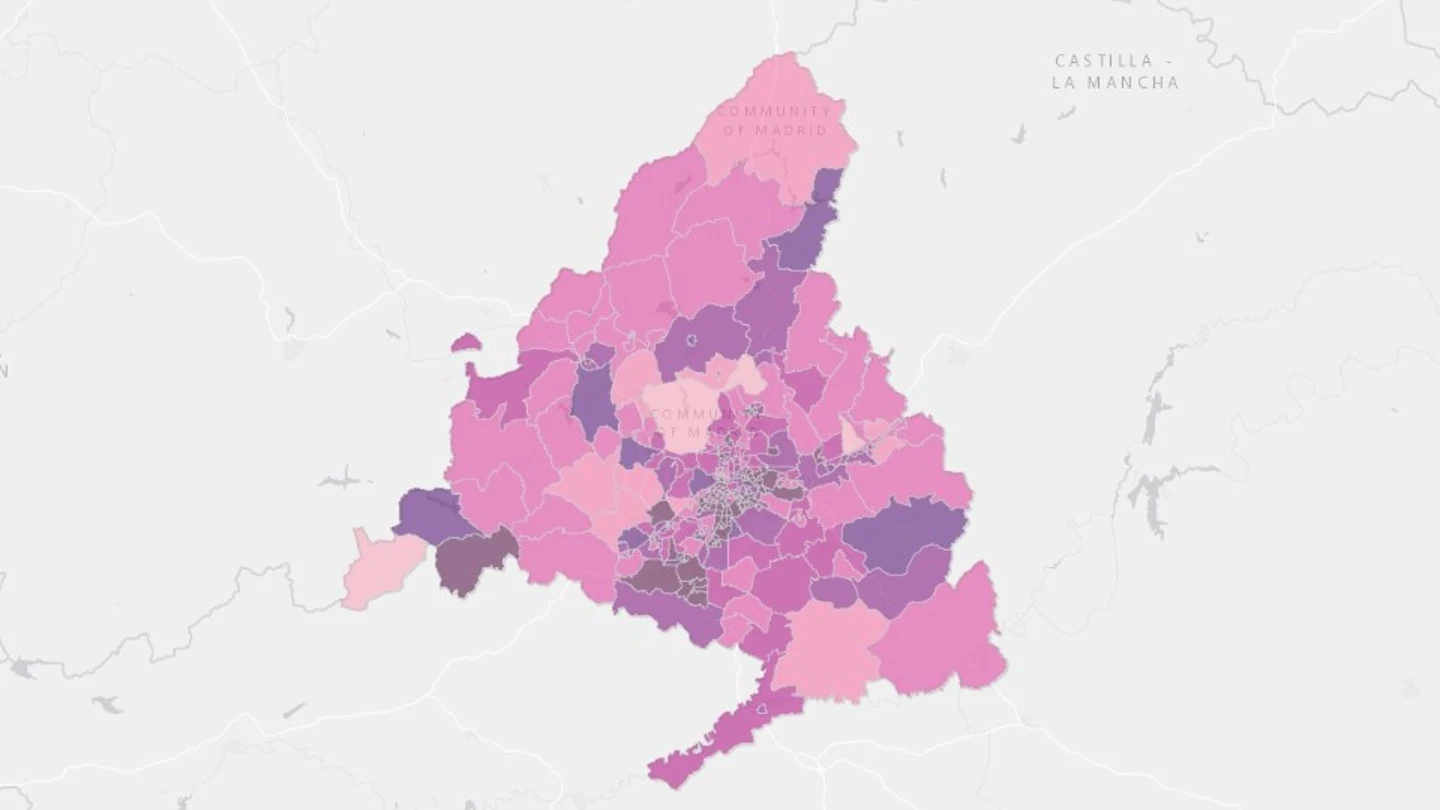 Las zonas de salud de la Comunidad de Madrid Las zonas de salud de la Comunidad de Madrid