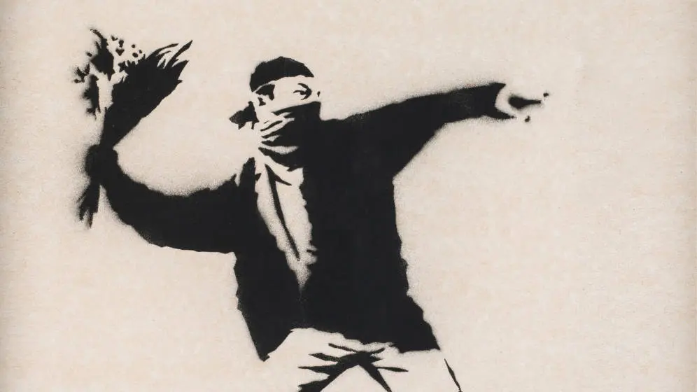 Bansky pierde los derechos de su obra más reconocida por permanecer en el anonimato