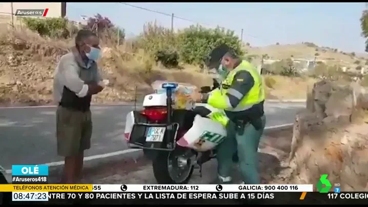 guardia civil mendigo