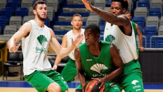 Entrenamiento del Unicaja