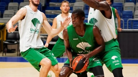 Entrenamiento del Unicaja