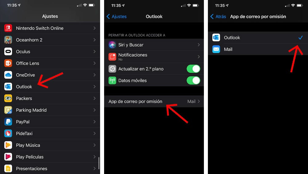 Cambiar la app de correo por omisión en iOS 14.