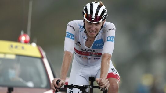Tadej Pogacar, en el Tour