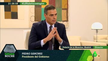 Pedro Sánchez en laSexta Noche