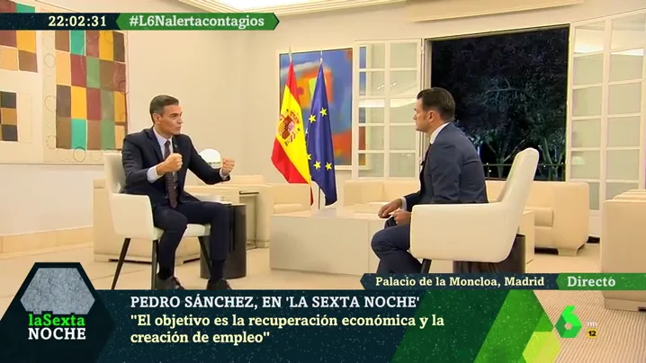 Pedro Sánchez en laSexta Noche