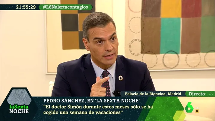 Pedro Sánchez en laSexta Noche