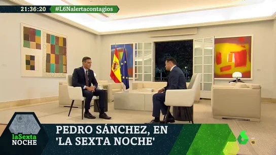 La entrevista completa a Pedro Sánchez en laSexta Noche: "Vamos a tener semanas complicadas, pero estamos mejor preparados" La entrevista completa a Pedro Sánchez en laSexta Noche: "Vamos a tener semanas complicadas, pero estamos mejor preparados"