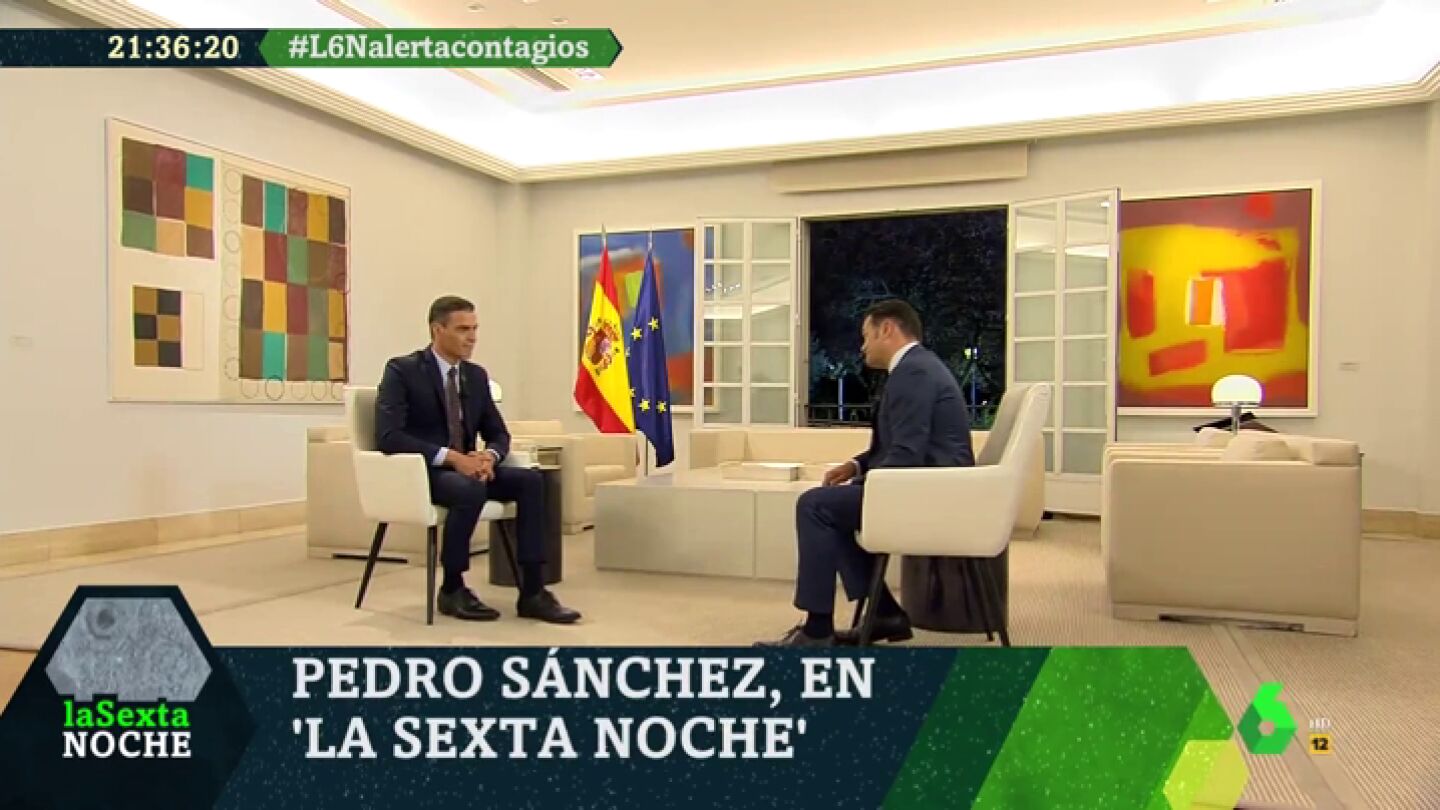 La entrevista completa a Pedro S&aacute;nchez en laSexta Noche: "Vamos a tener semanas complicadas, pero estamos mejor preparados"