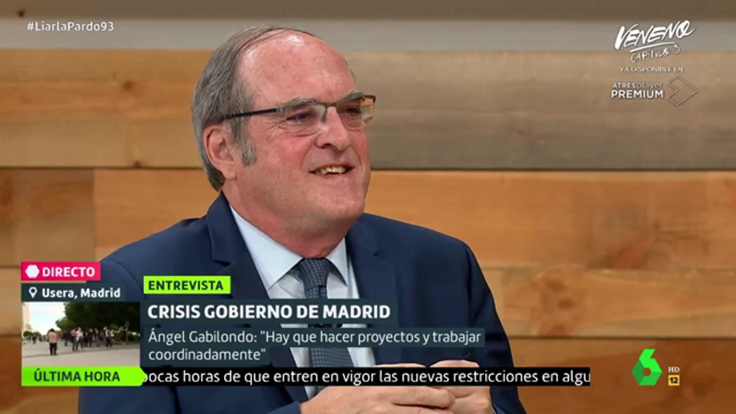 Así responde Ángel Gabilondo a quienes le acusan de "soso" y de estar "dormido" por su forma de hacer política Así responde Ángel Gabilondo a quienes le acusan de "soso" y de estar "dormido" por su forma de hacer política