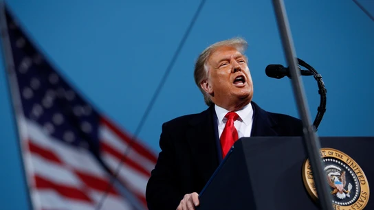 Donald Trump, durante un mitin en Fayetteville, Carolina del Norte Donald Trump, durante un mitin en Fayetteville, Carolina del Norte