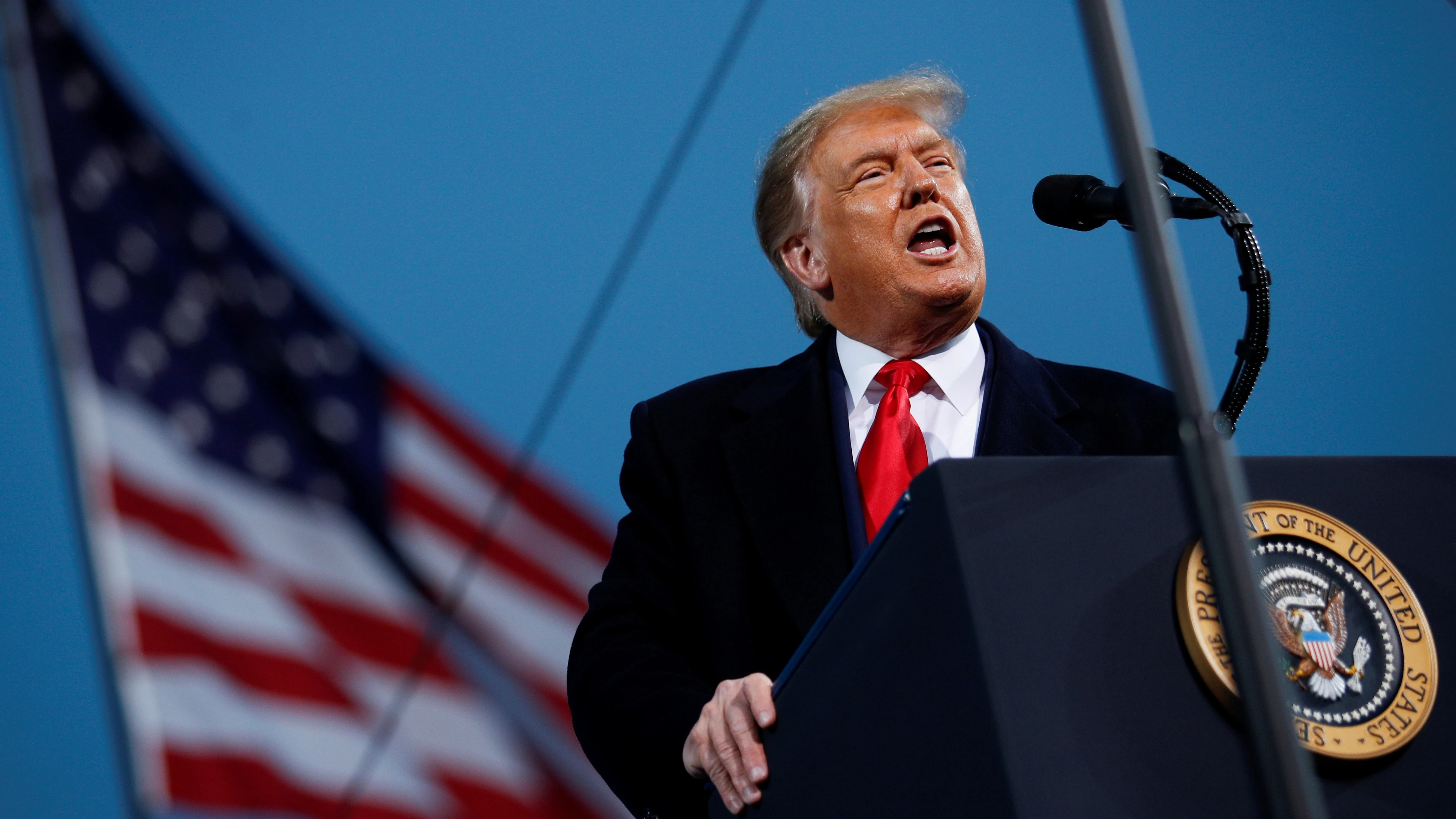 Donald Trump, durante un mitin en Fayetteville, Carolina del Norte