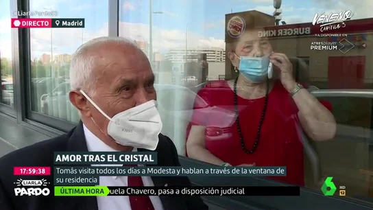 Modesta y Tomás, una historia de amor a prueba de confinamiento Modesta y Tomás, una historia de amor a prueba de confinamiento