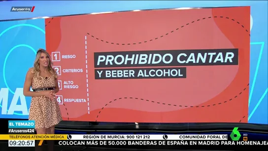 Prohibido cantar y beber alcohol: Sanidad pide cancelar eventos que supongan un alto riesgo de contagio por COVID-19 Prohibido cantar y beber alcohol: Sanidad pide cancelar eventos que supongan un alto riesgo de contagio por COVID-19