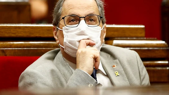 Quim Torra en el Parlament de Cataluña Quim Torra en el Parlament de Cataluña