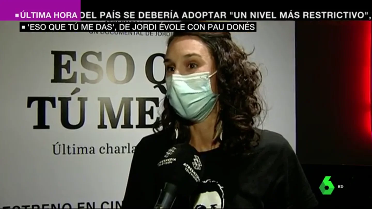 Elisabet Puñal, enfermera en el Hospital Moisès Borggi Hablan los médicos de Pau Donés tras ver en el cine su charla con Jordi Évole: "Lo habitual es que la gente tenga miedo, pero él no lo tenía"