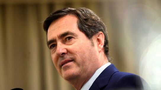 El presidente de la CEOE, Antonio Garamendi