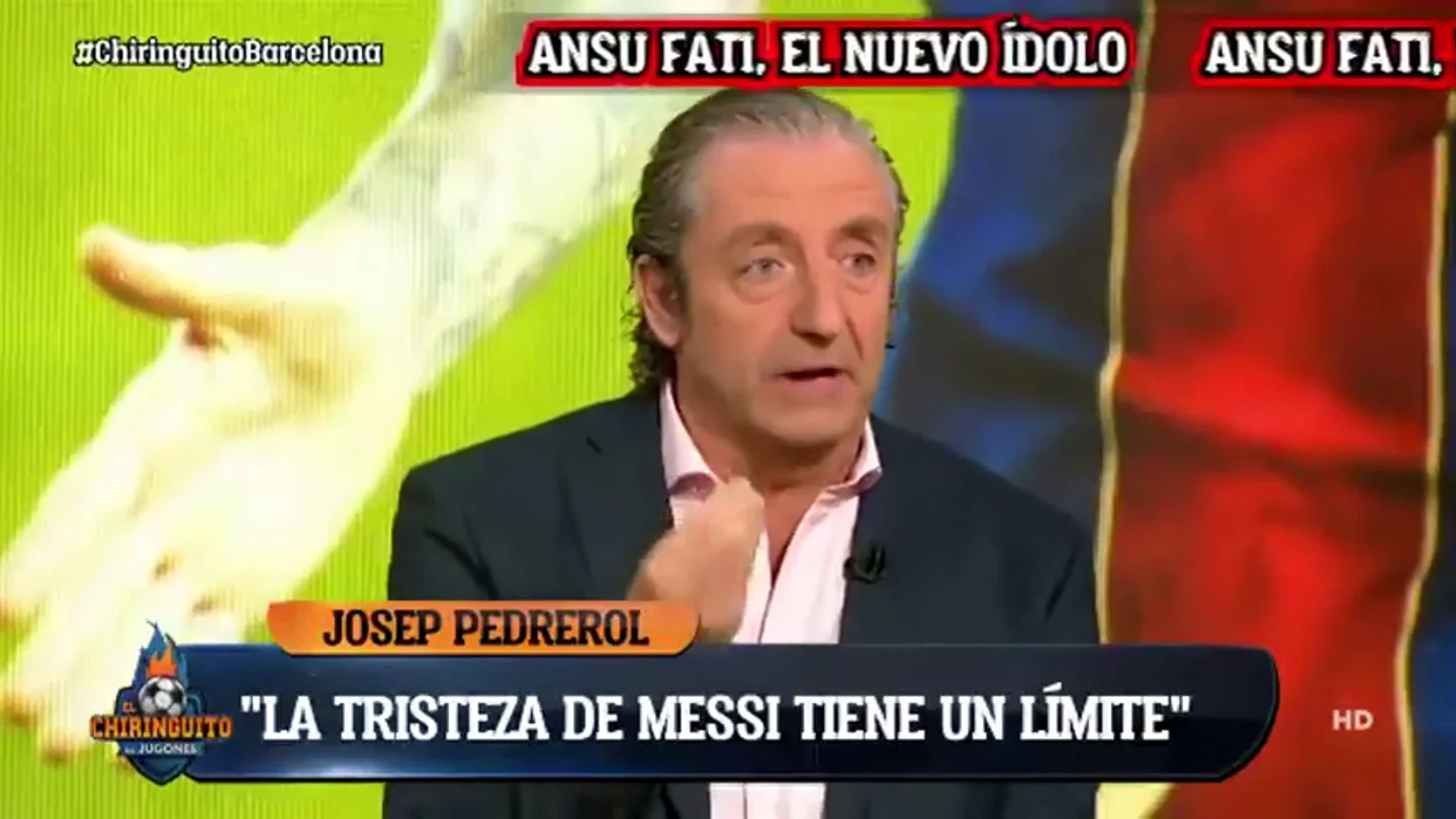 Pedrerol se harta de Messi: "Me empieza a cansar su tristeza" Pedrerol se harta de Messi: "Me empieza a cansar su tristeza"