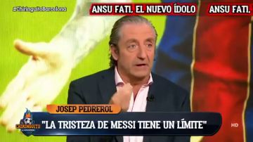 Pedrerol se harta de Messi: "Me empieza a cansar su tristeza"
