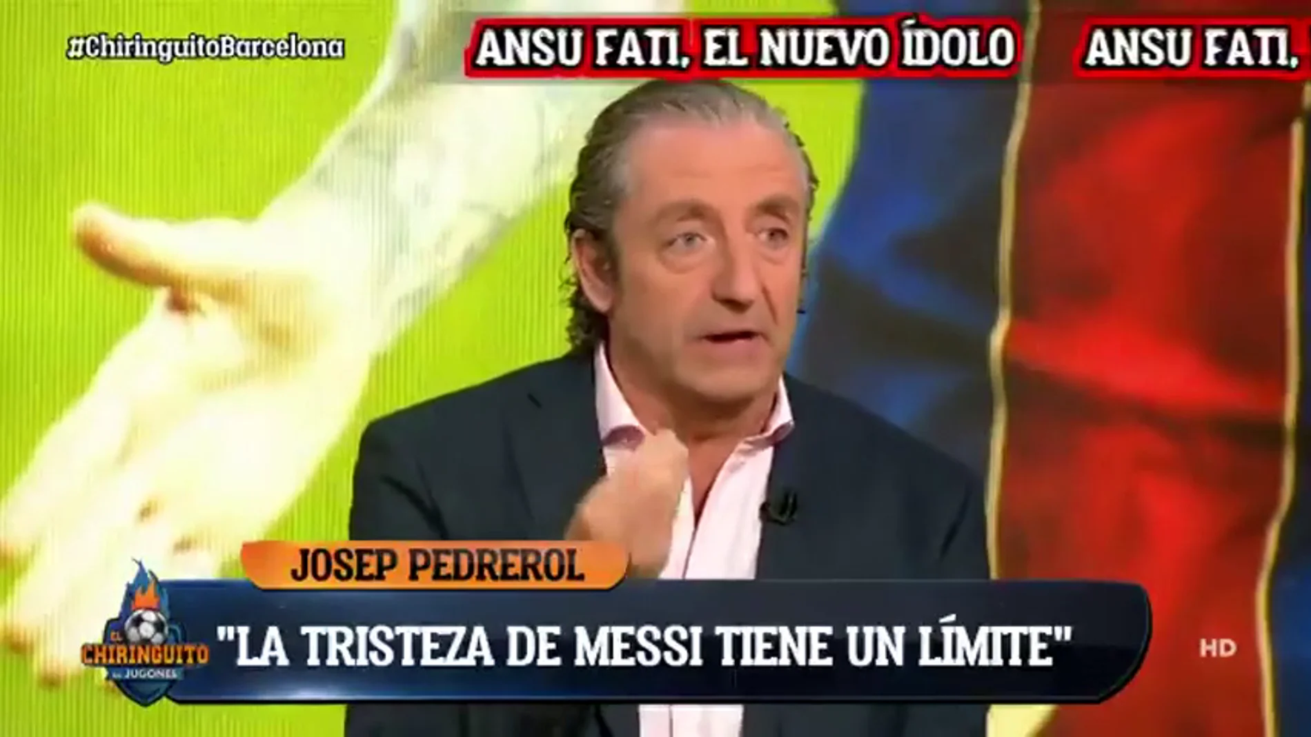 Pedrerol se harta de Messi: "Me empieza a cansar su tristeza"