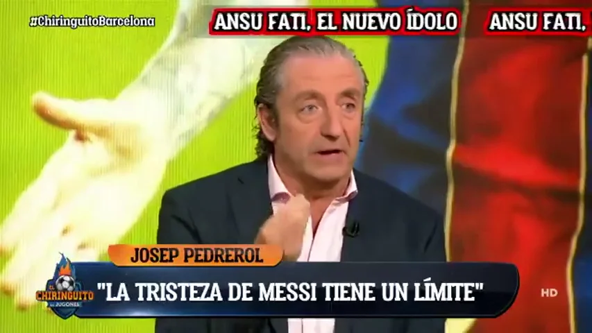 Pedrerol se harta de Messi: "Me empieza a cansar su tristeza"