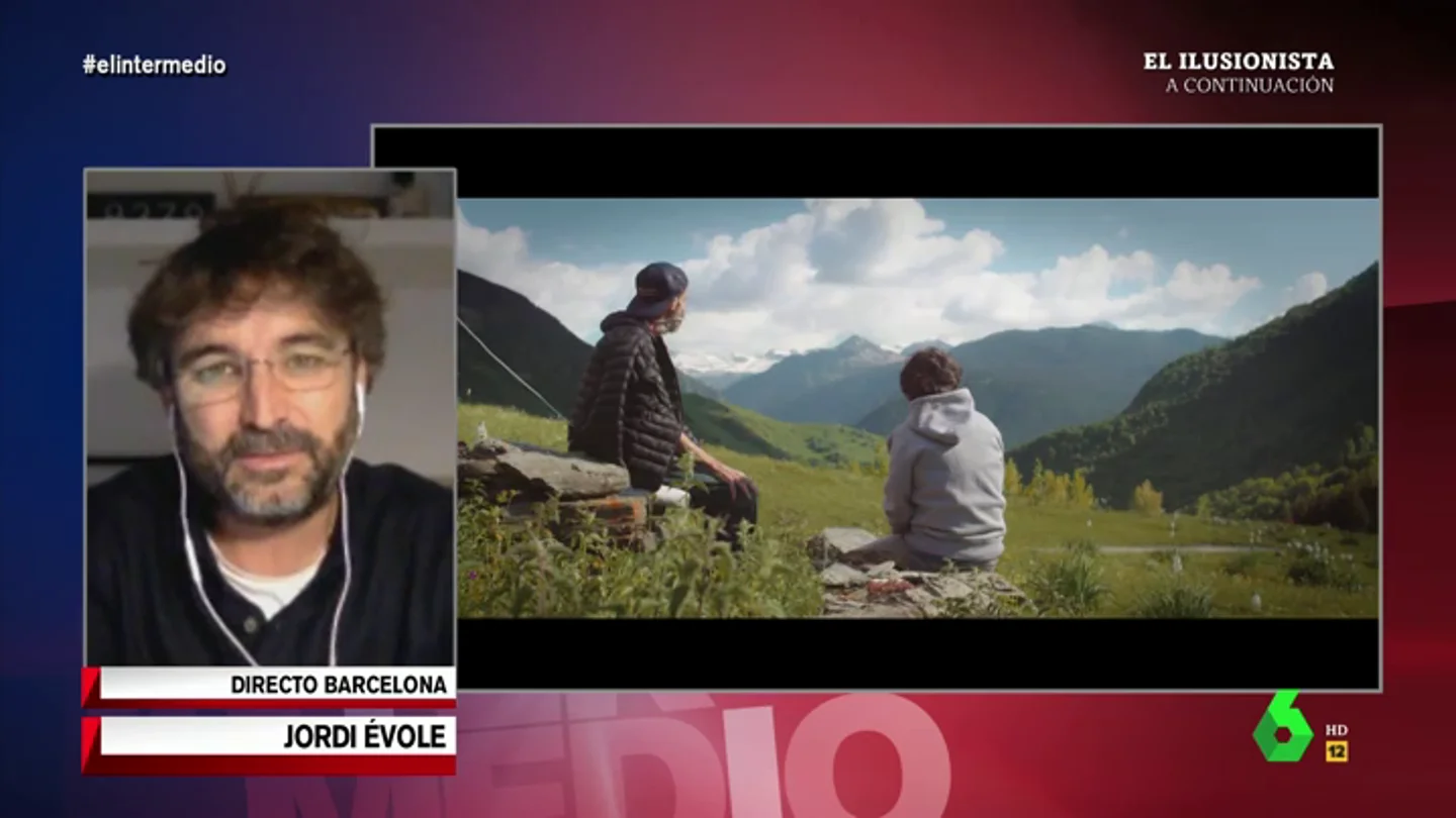 El periodista Jordi Évole en El Intermedio. La llamada de Pau Donés a Jordi Évole: "Me quiero ir a morir a Vall d'Aran"