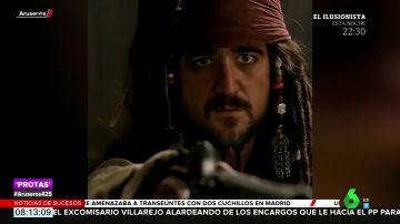 Antonio Orozco 'cambia' de profesión convertido en Jack Sparrow