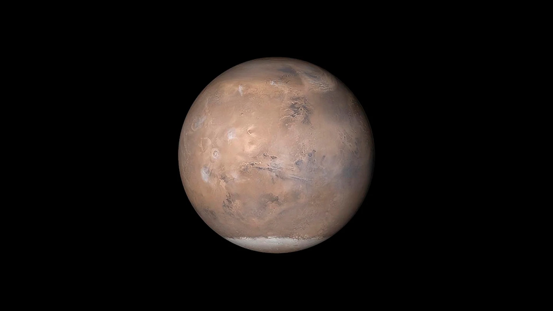El Polo Sur de Marte esconde una red de lagos de agua líquida y salada bajo su superficie