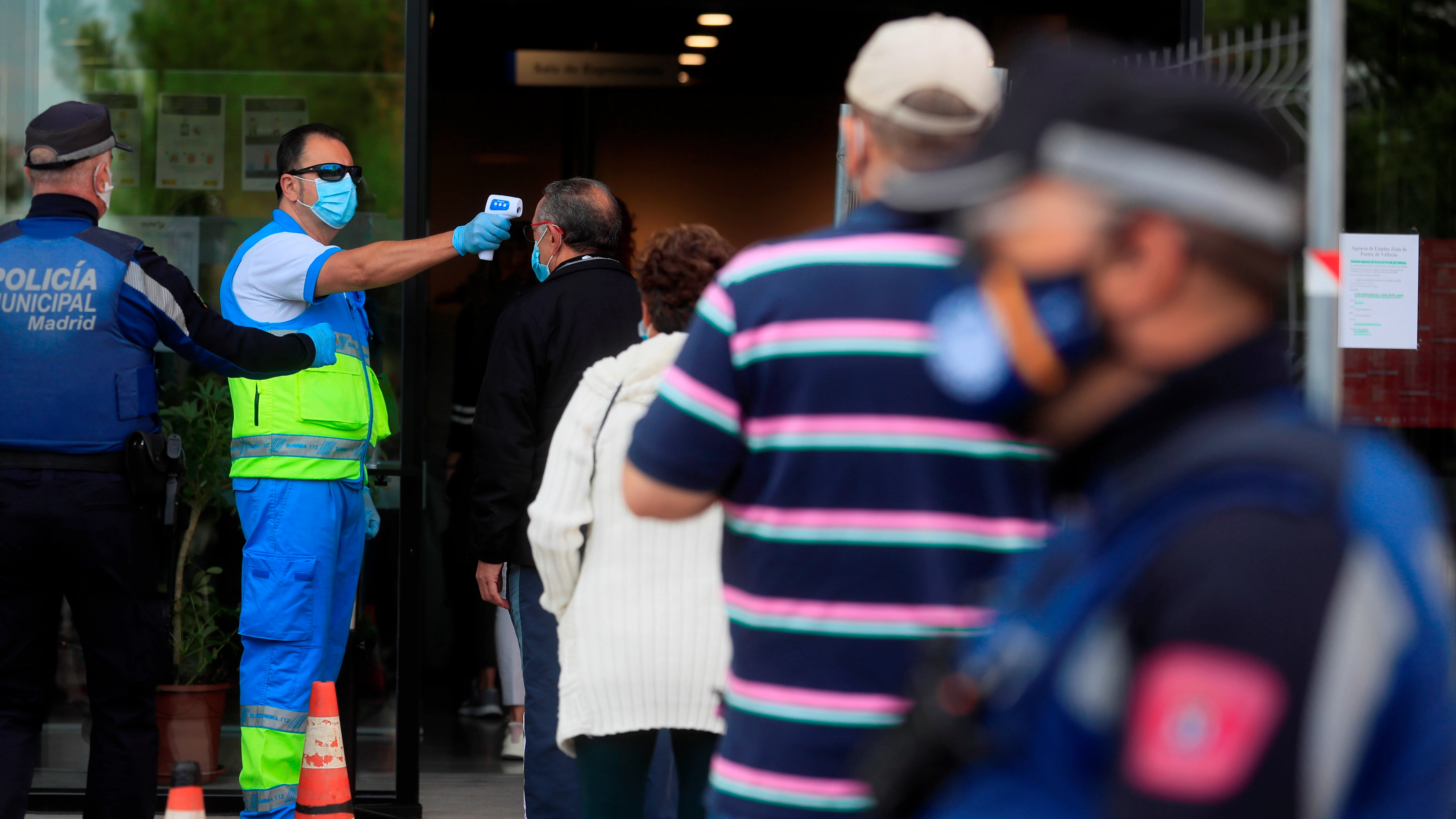 Pruebas de antígenos en el distrito de Vallecas