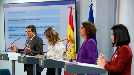 Rueda de prensa tras el Consejo de Ministros
