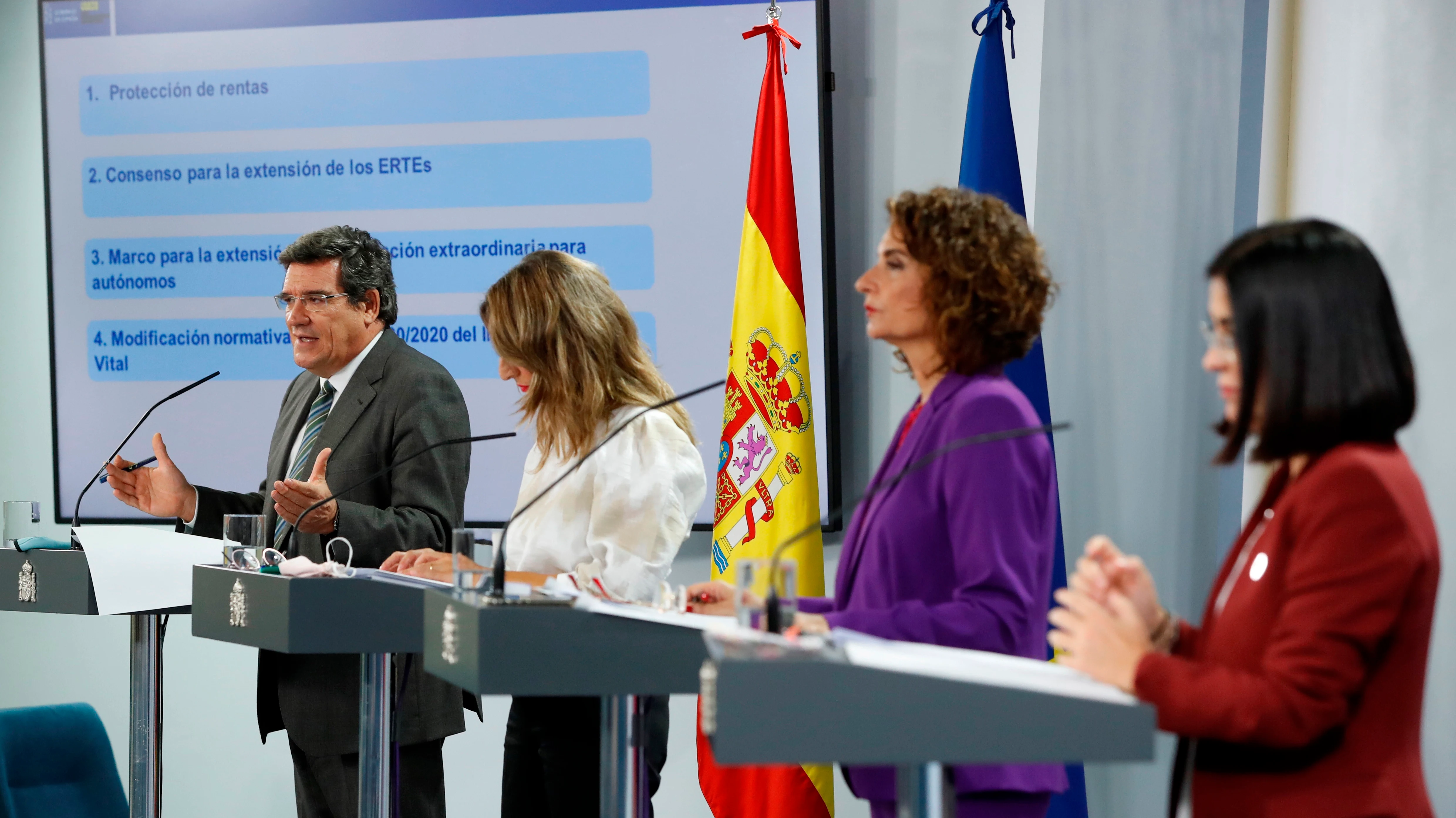 Rueda de prensa tras el Consejo de Ministros