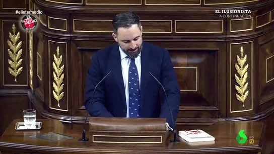 Santiago Abascal en el Congreso Santiago Abascal en el Congreso