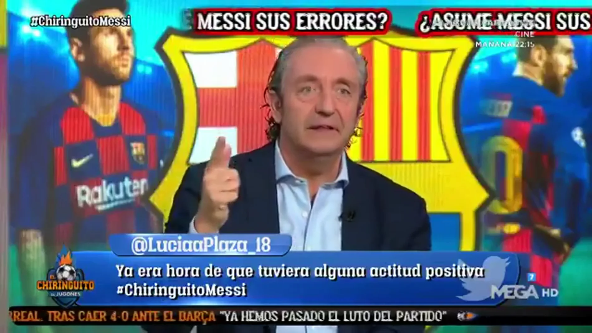 Pedrerol, tajante: "¿Ayudar al Barça? Messi quería ayudar al City de Guardiola"