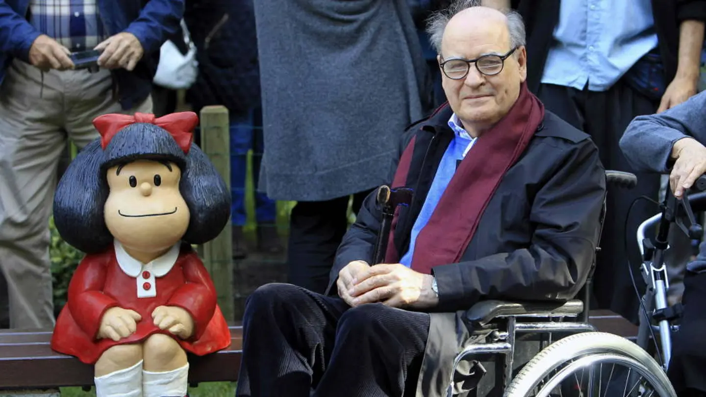 El dibujante argentino Quino El dibujante argentino Quino